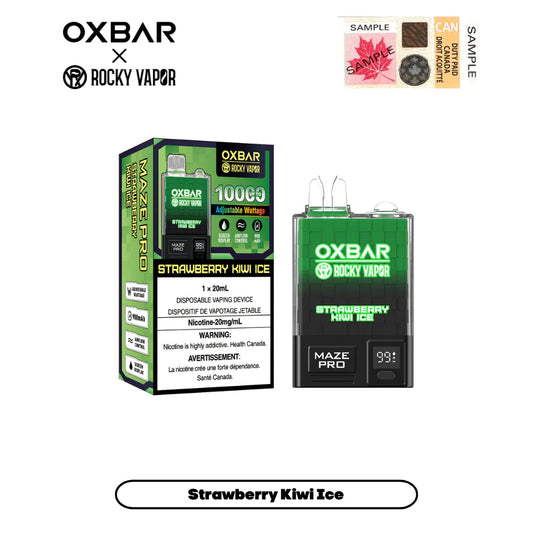Oxbar 10000 puffs Strawberry Kiwi Ice (FED)