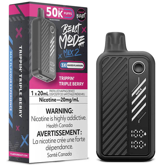 (AB) Flavour Beast: Mode Max 2 (50K) - Trippin’ Triple Berry