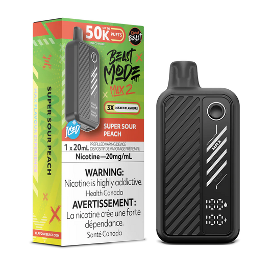 (AB) Flavour Beast: Mode Max 2 (50K) - Super Sour Peach