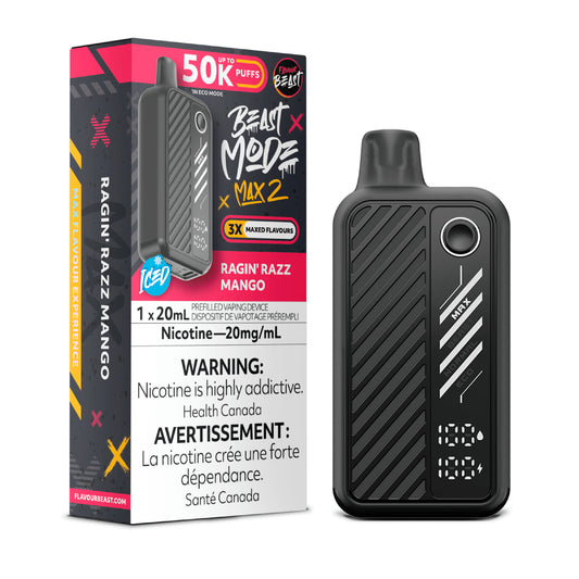 (AB) Flavour Beast: Mode Max 2 (50K) - Ragin’ Razz Mango