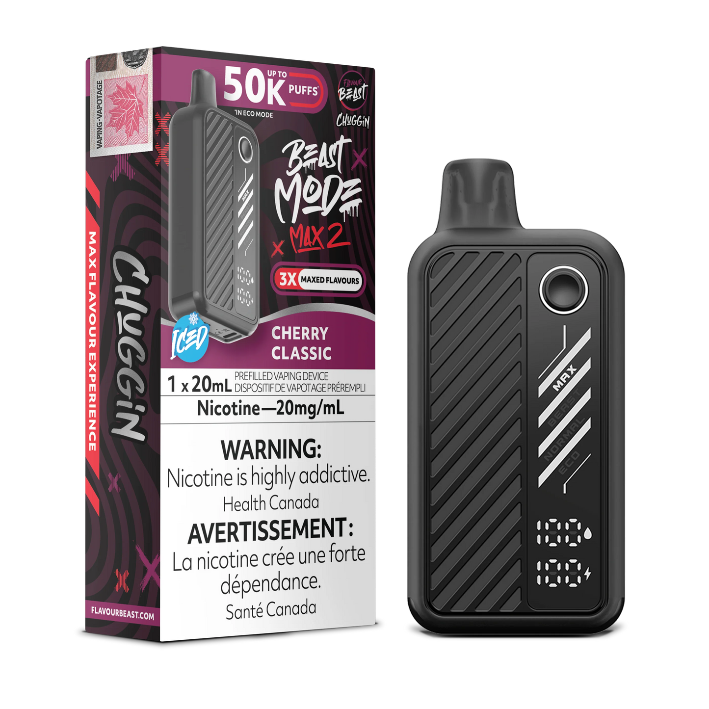 (AB) Flavour Beast: Mode Max 2 (50K) Chuggin’ - Cherry Classic