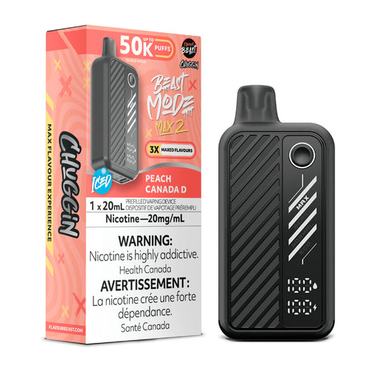 (AB) Flavour Beast: Mode Max 2 (50K) Chuggin’ - Peach Canada D