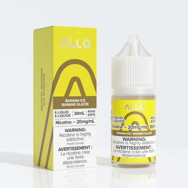 Allo Banana Ice Salt E-Juice 30ml (20mg) (FED)