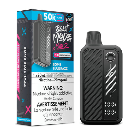 (AB) Flavour Beast: Mode Max 2 (50K) - Bomb Blue Razz