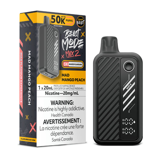 (AB) Flavour Beast: Mode Max 2 (50K) - Mad Mango Peach