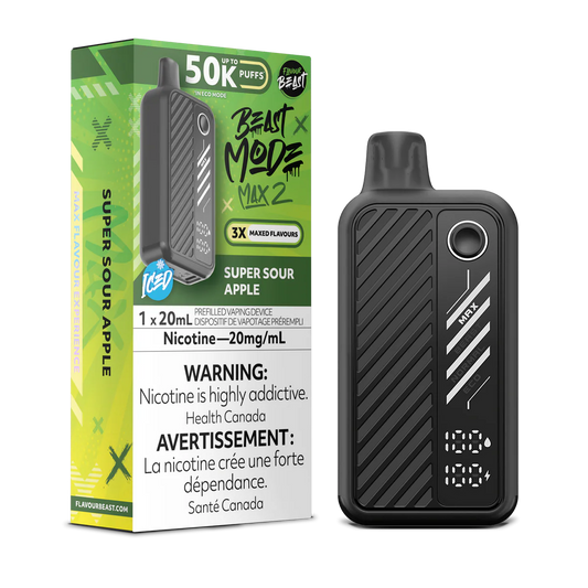(AB) Flavour Beast: Mode Max 2 (50K) - Super Sour Apple