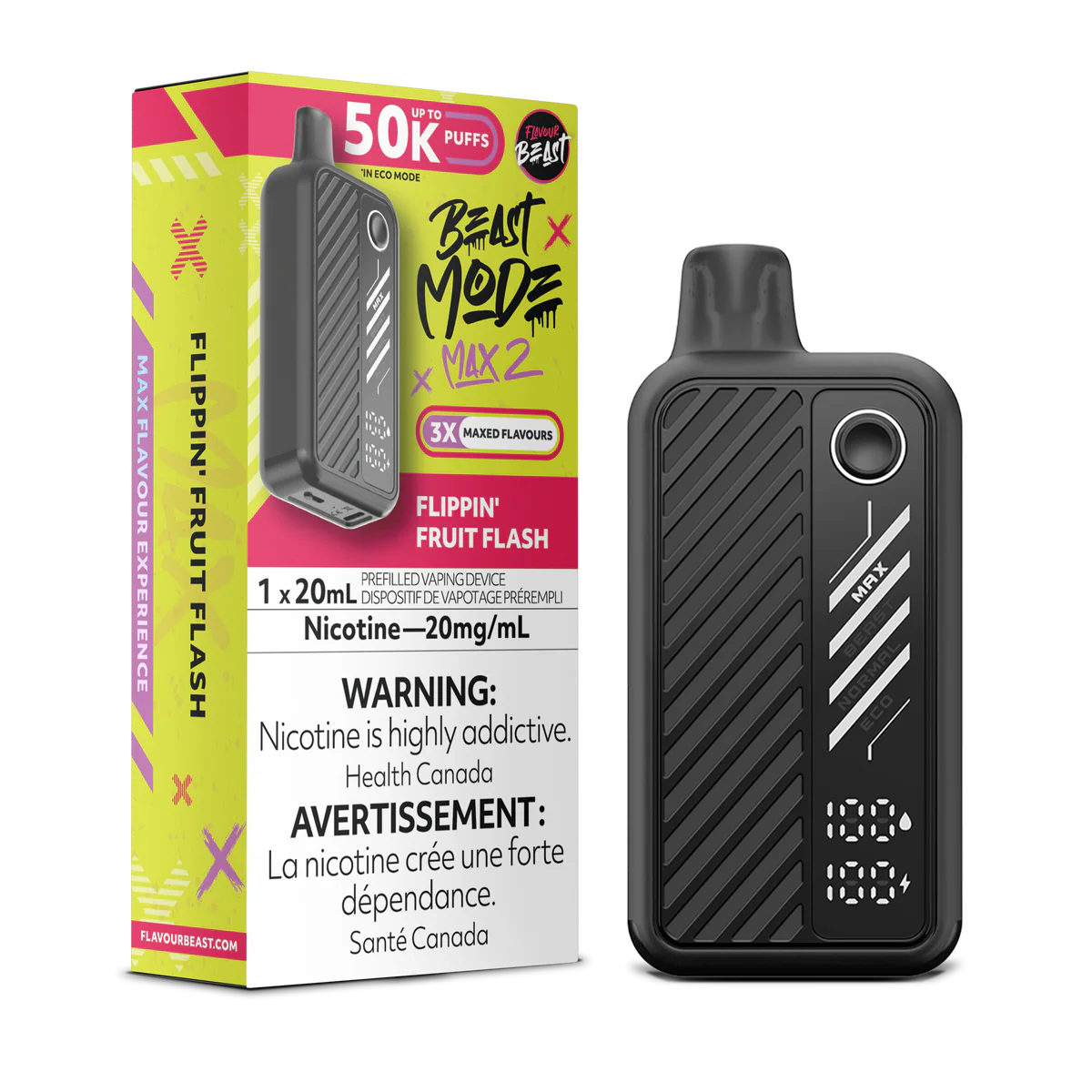 (AB) Flavour Beast: Mode Max 2 (50K) - Flippin' Fruit Flash