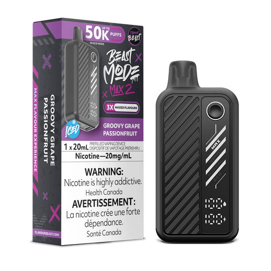 (AB) Flavour Beast: Mode Max 2 (50K) - Groovy Grape Passionfruit