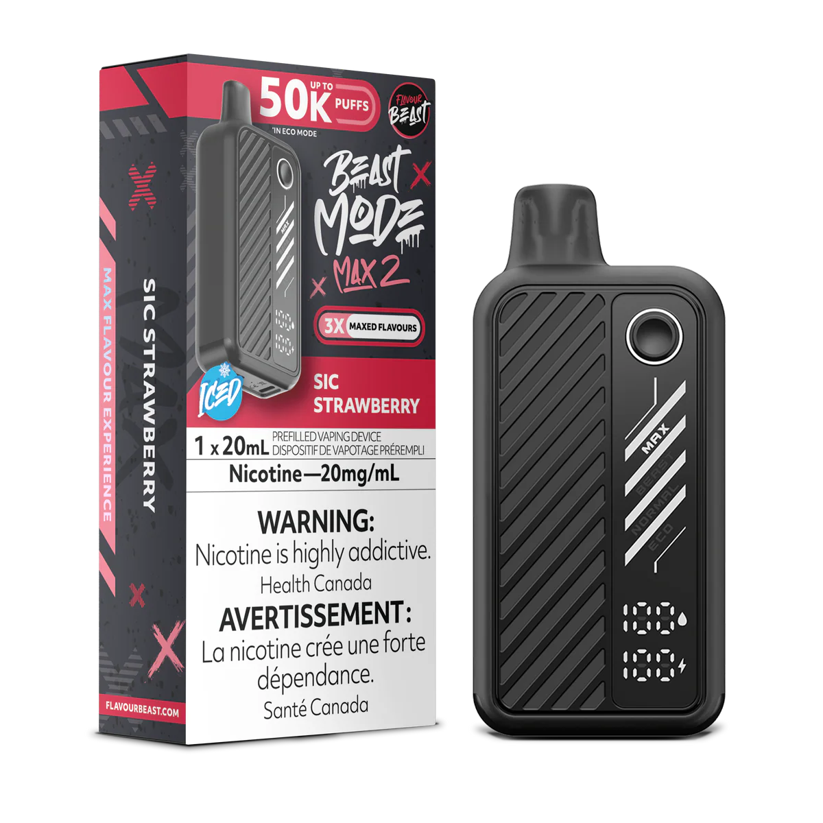 (AB) Flavour Beast: Mode Max 2 (50K) - Sic Strawberry