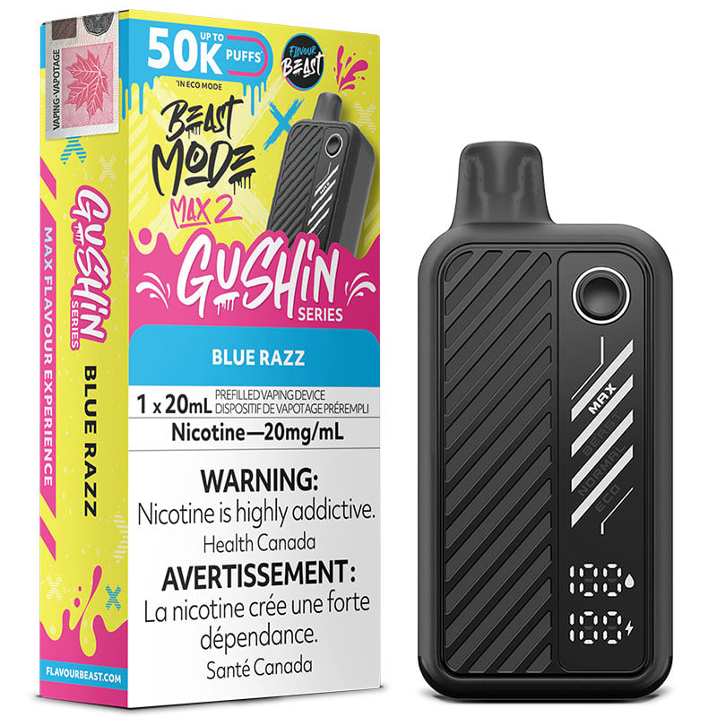 (AB) Flavour Beast: Mode Max 2 (50K) Gushin’ - Blue Razz