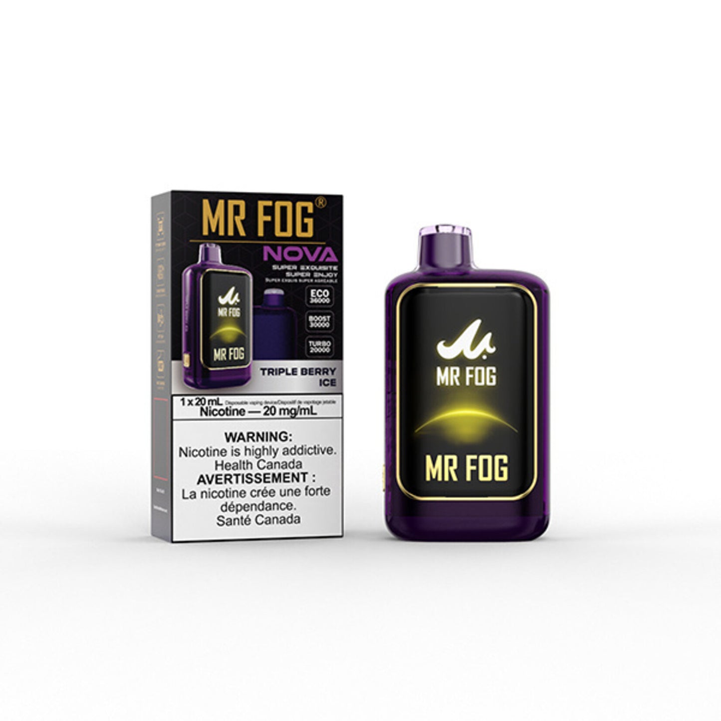 (AB) Mr. Fog: Nova (36k) - Triple Berry Ice