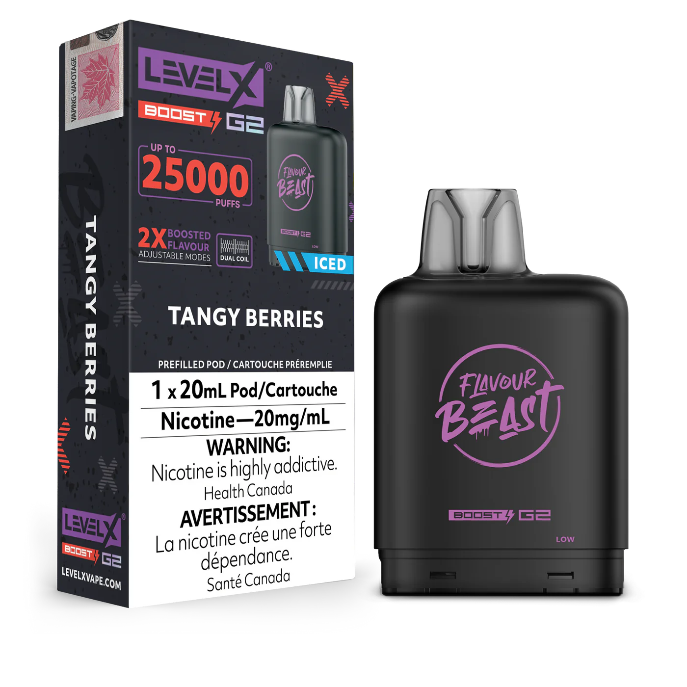 (AB) Flavour Beast Level X Boost Pod - Tangy Berries