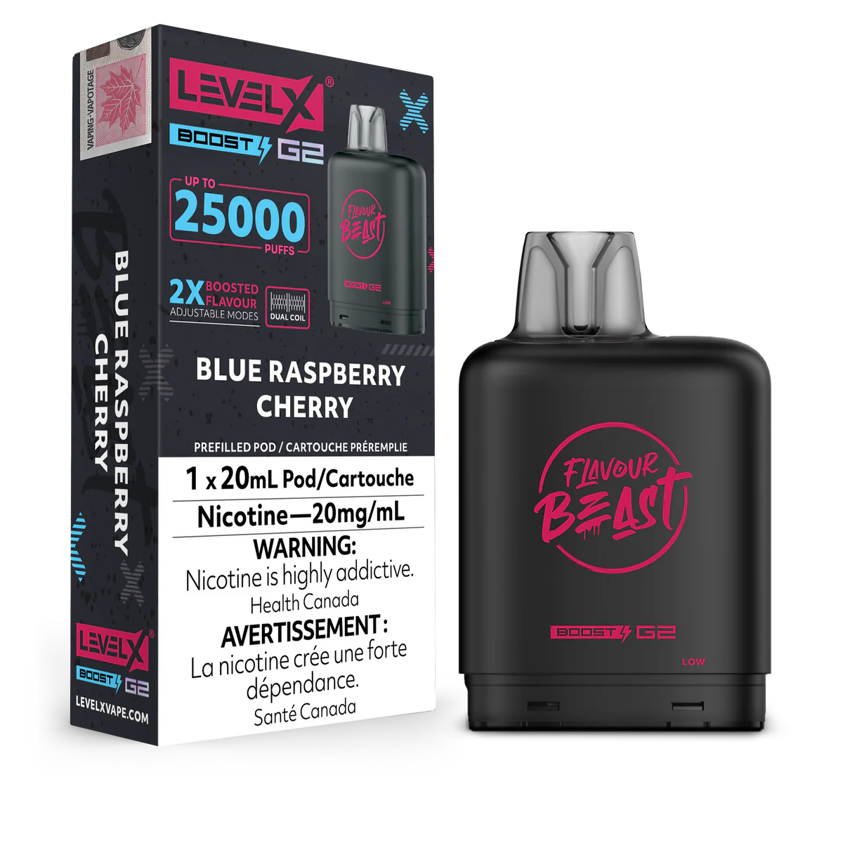 (AB) Flavour Beast Level X Boost Pod - Blue Raspberry Cherry