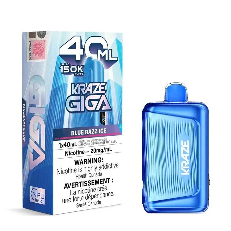 (AB) Kraze Giga 150K - Blue Razz Ice