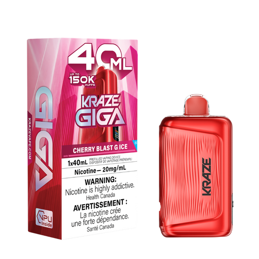 (AB) Kraze Giga 150K - Cherrt Blast G Ice