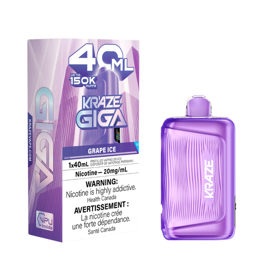 (AB) Kraze Giga 150K - Grape Ice
