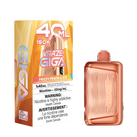 (AB) Kraze Giga 150K - Juicy Peach Ice