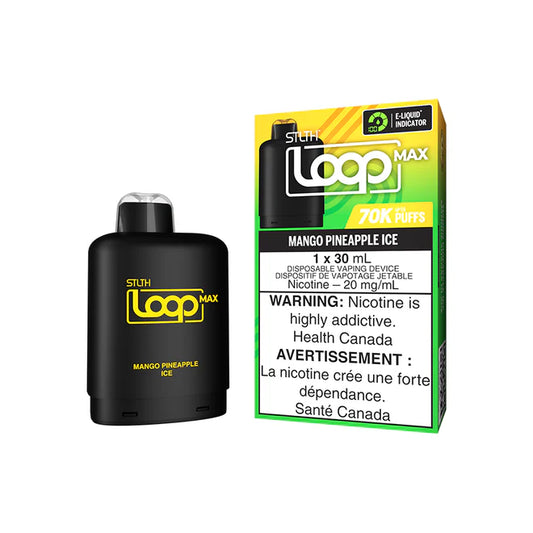 (AB) Stlth: STLTH Loop Max Pod (70k) - MANGO PINEAPPLE ICE