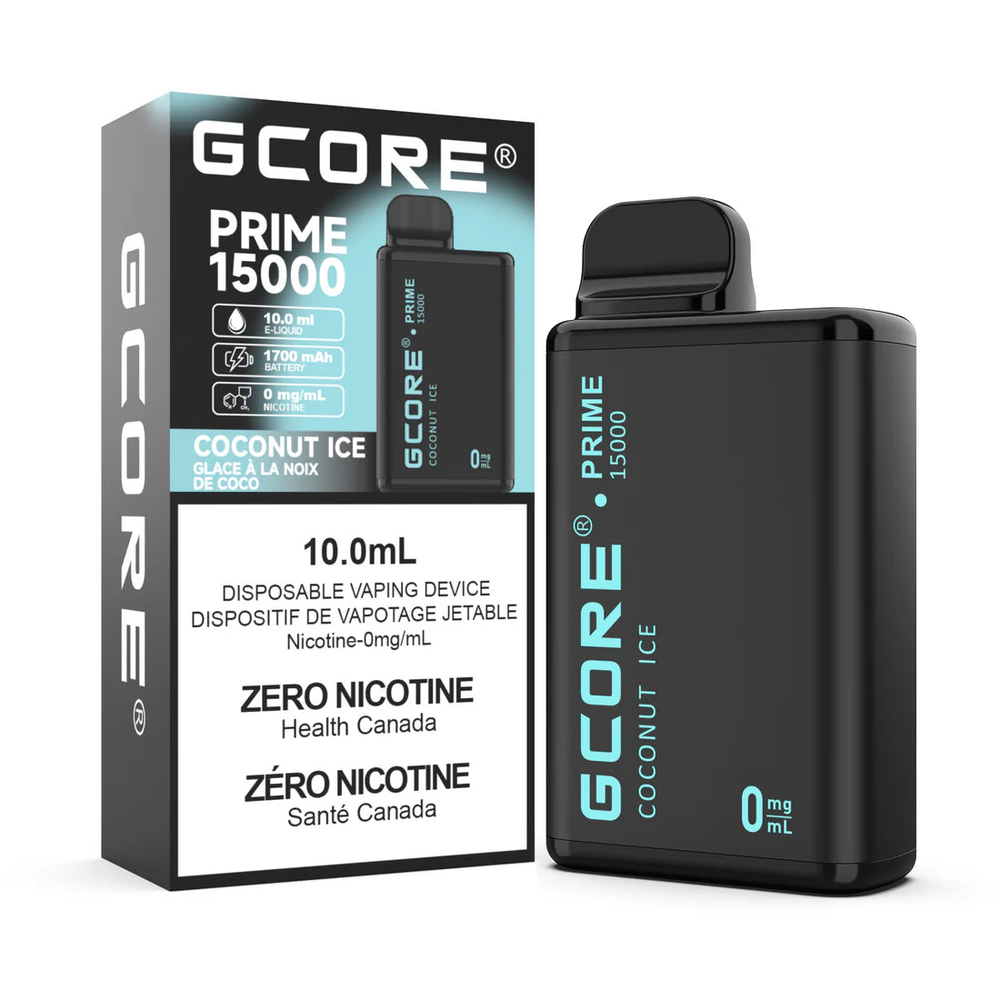 Gcore Prime 15000 - Coconut Ice 0mg (FED)
