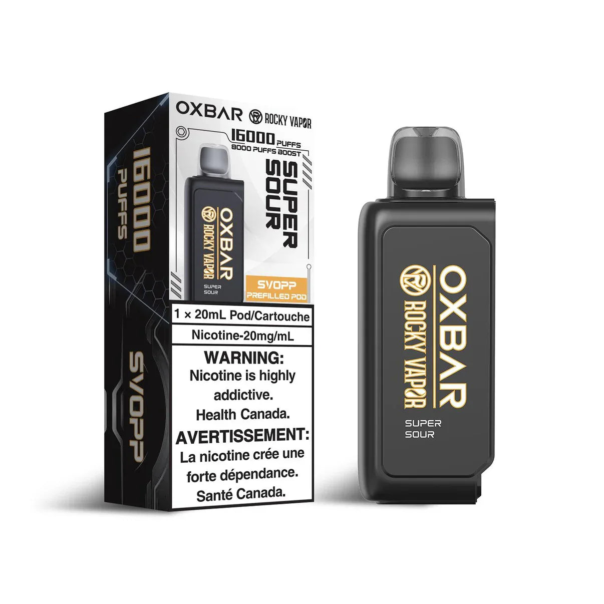 (FED) Oxbar: SVOPP Pod (16k) - Super Sour