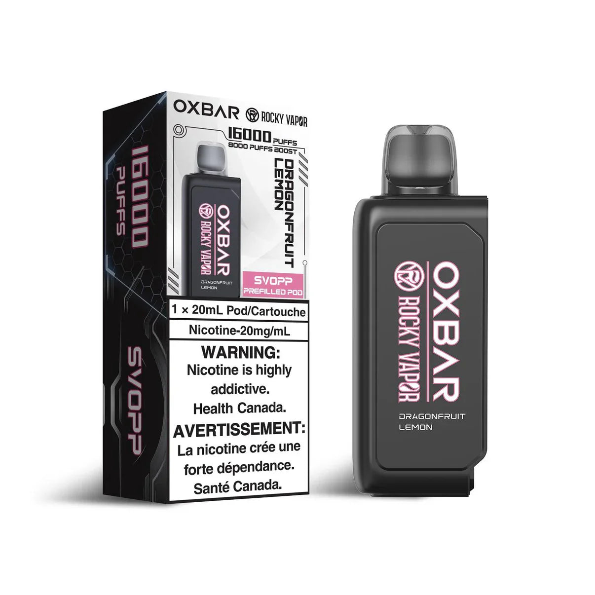 (FED) Oxbar: SVOPP Pod (16k) - Dragonfruit Lemon