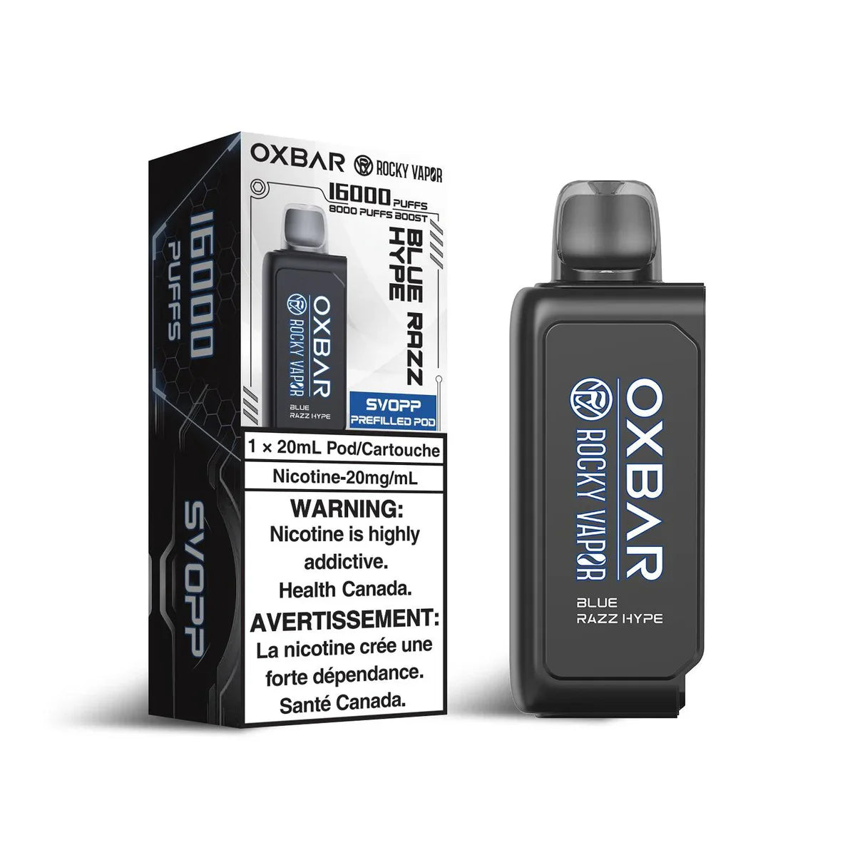 (FED) Oxbar: SVOPP Pod (16k) - Blue Razz Hype