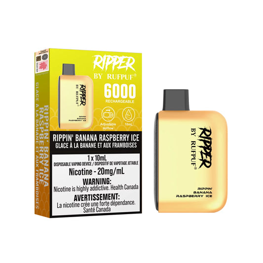(FED) Rufpuf: Ripper (6k) - Rippin’ Banana Raspberry Ice (20mg)