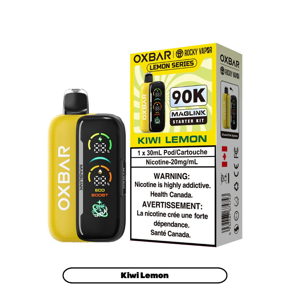 (AB) Oxbar: Maglink Starter Kit (90K) - Kiwi Lemon