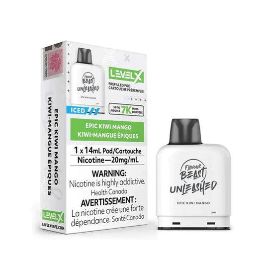 Flavour Beast Level X Unleashed 7000 Pod - Epic Kiwi Mango (FED)