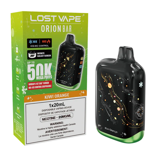 (AB) Lost Vape: Orion Bar (50K) - Kiwi Orange