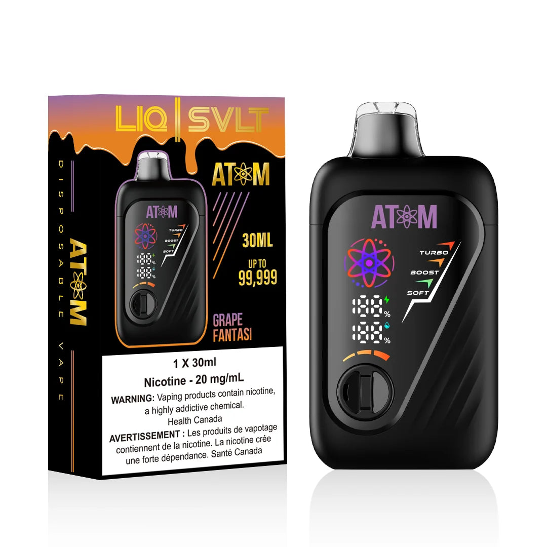 (AB) LIQ | SVLT: ATOM 99K PUFFS - Grape Fantasi
