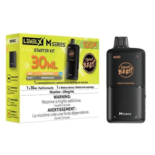 (AB) Level X M Starter Kit 30ml Flavour Beast - Frizzy Peach