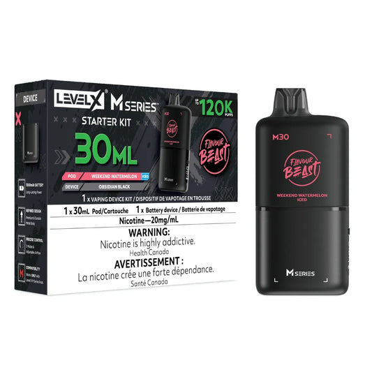 (AB) Level X M Starter Kit 30ml Flavour Beast - Weekend Watermelon