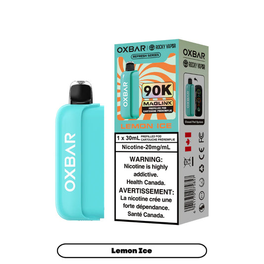 (AB) Oxbar: Maglink Replacement Pod 90K - Lemon Ice