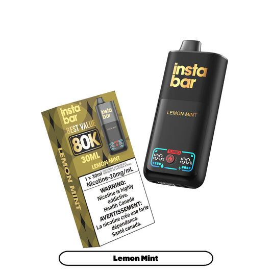 (AB) Insta Bar: Disposable (80K) - Lemon Mint