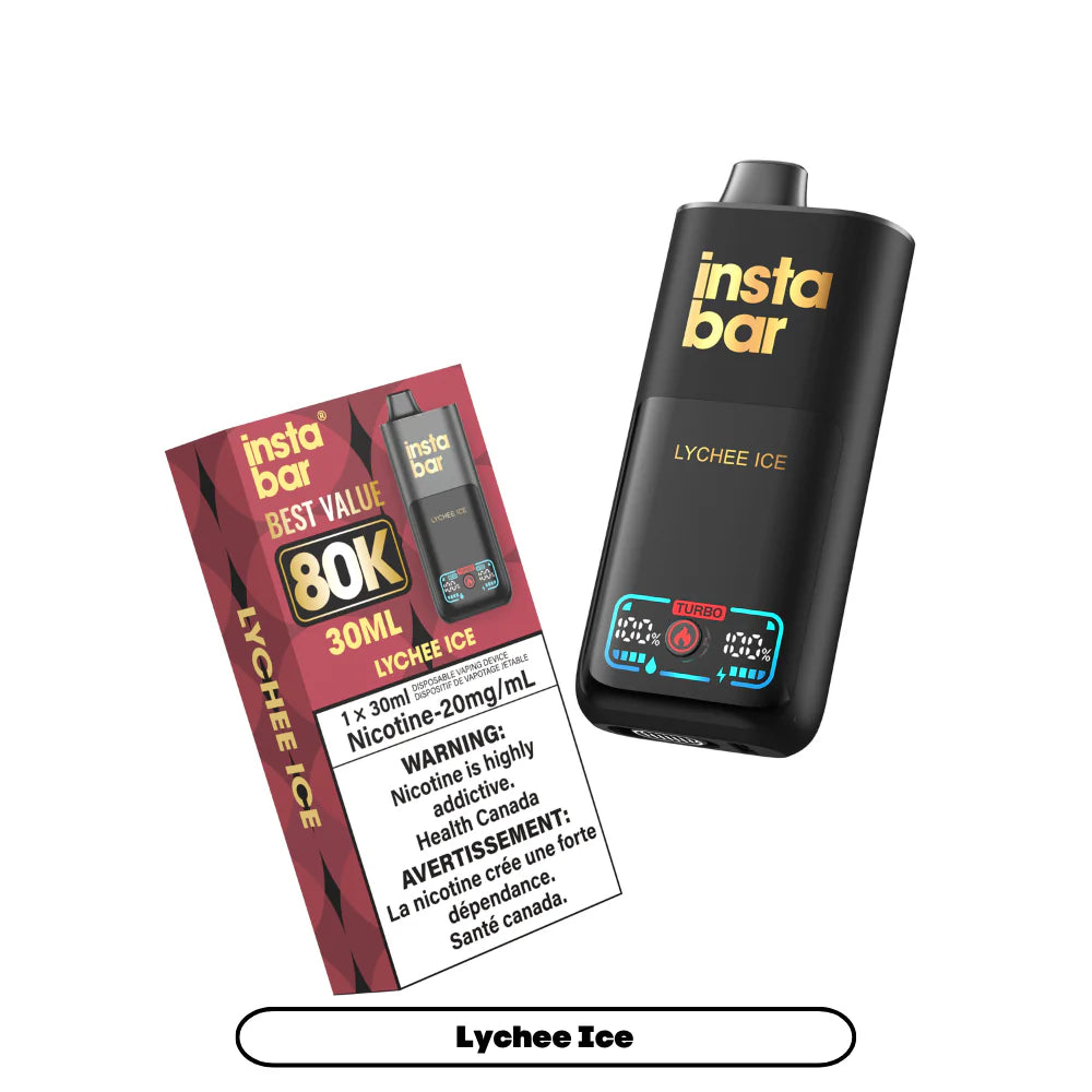 (AB) Insta Bar: Disposable (80K) - Lychee Ice