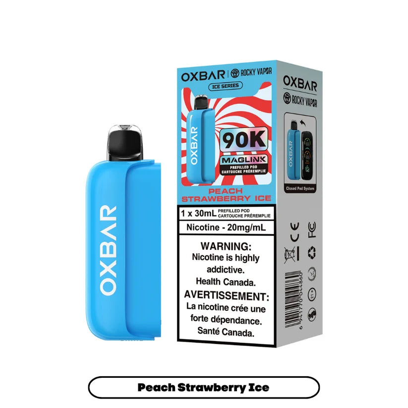 (AB) Oxbar: Maglink Replacement Pod 90K - Peach Strawberry Ice