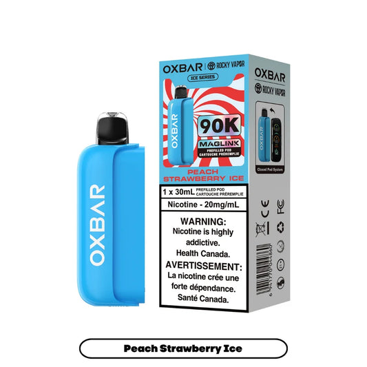 (AB) Oxbar: Maglink Replacement Pod 90K - Peach Strawberry Ice