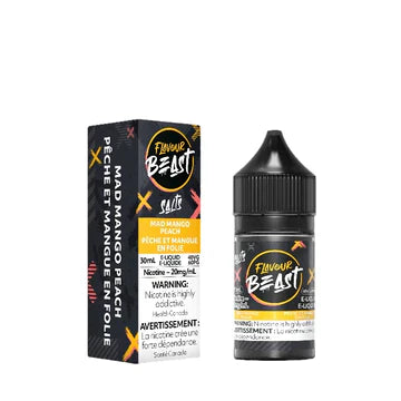 (AB) Flavour Beast: E-Liquid (30ml)(20mg) - Mad Mango Peach
