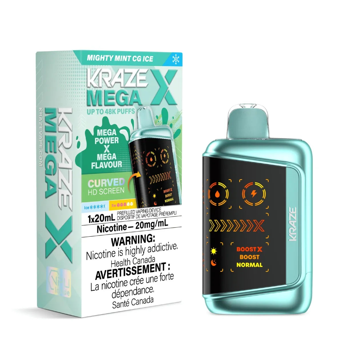 (AB) Kraze: MEGA X 48K - Mighty Mint CG Ice