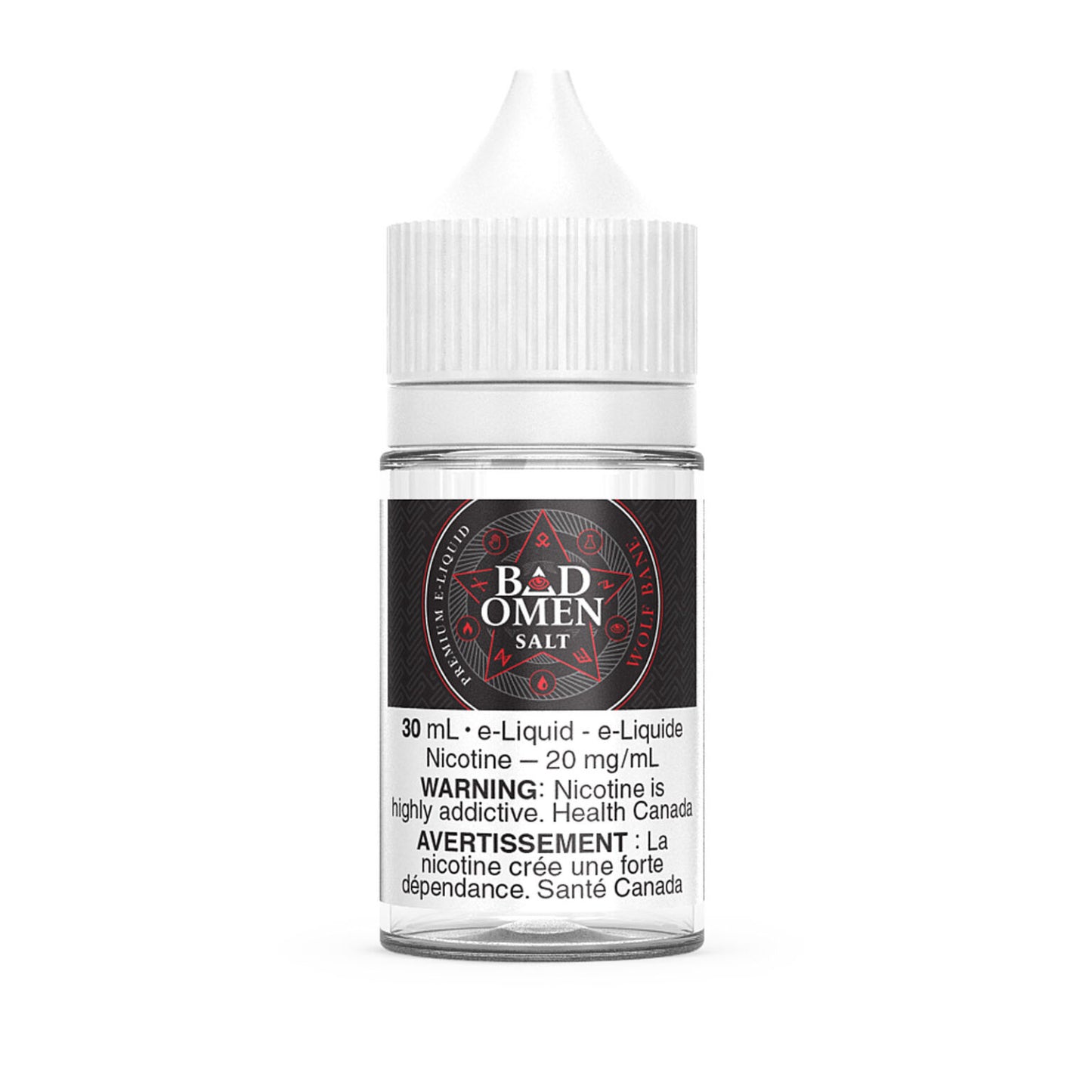 Bad Omen Salt E-Juice 30ml (20mg) (FED) - Wolf Bane