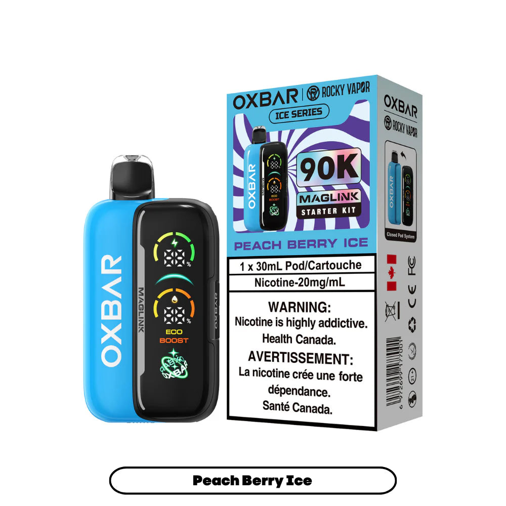 (AB) Oxbar: Maglink Starter Kit (90K) - Peach Berry Ice