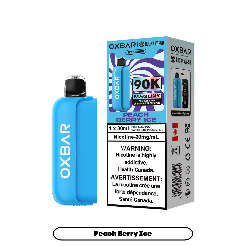 (AB) Oxbar: Maglink Replacement Pod 90K - Peach Berry Ice