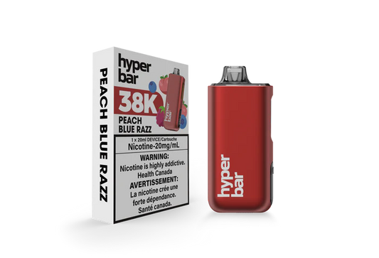 Hyper Bar 38000 Peach Blue Razz (FED)