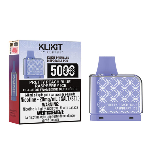 (FED) Rufpuf: Klikit Pod (5k) - Pretty Peach blue Raspberry Ice