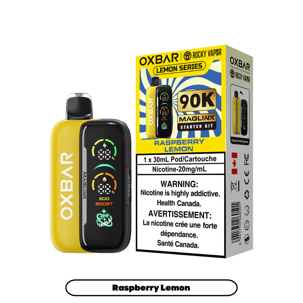 (AB) Oxbar: Maglink Starter Kit (90K) - Raspberry Lemon