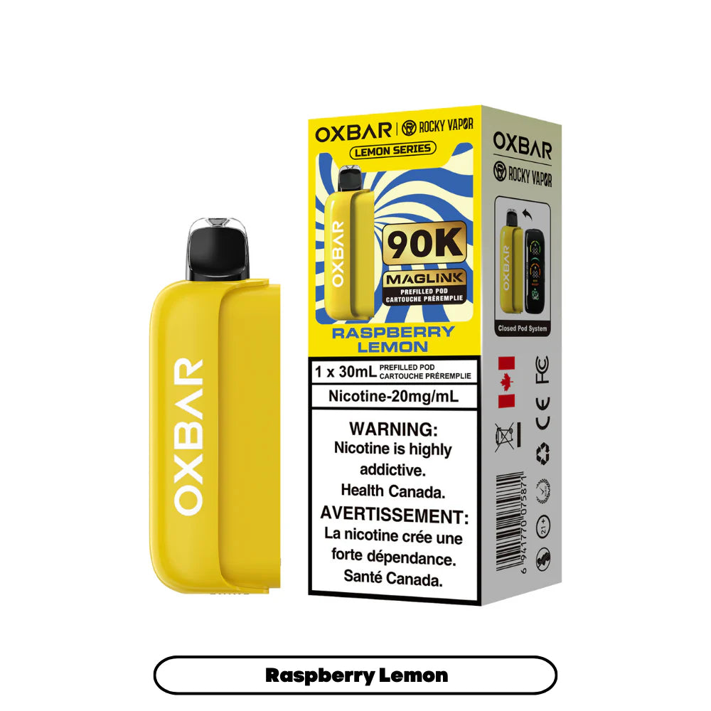 (AB) Oxbar: Maglink Replacement Pod 90K - Raspberry Lemon