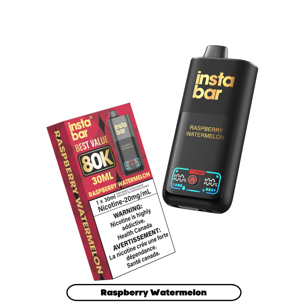 (AB) Insta Bar: Disposable (80K) - Raspberry Watermelon