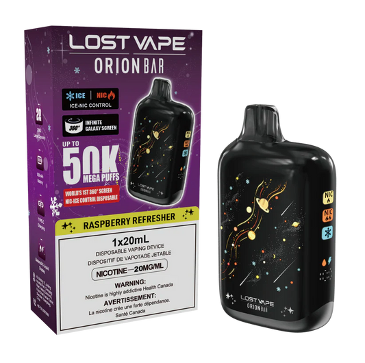 (AB) Lost Vape: Orion Bar (50K) - Raspberry Refresher