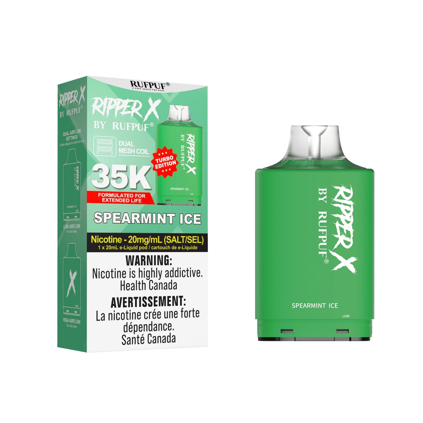 (AB) Rufpuf: Ripper X Pod - Spearmint Ice